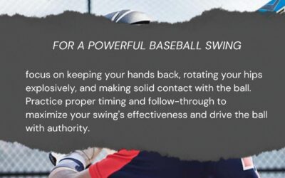 Powerful Baseball Swing